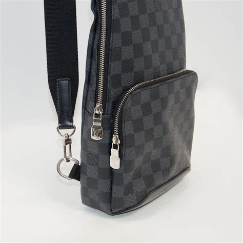 louis vuitton damier graphite card case|Louis Vuitton avenue sling bag.